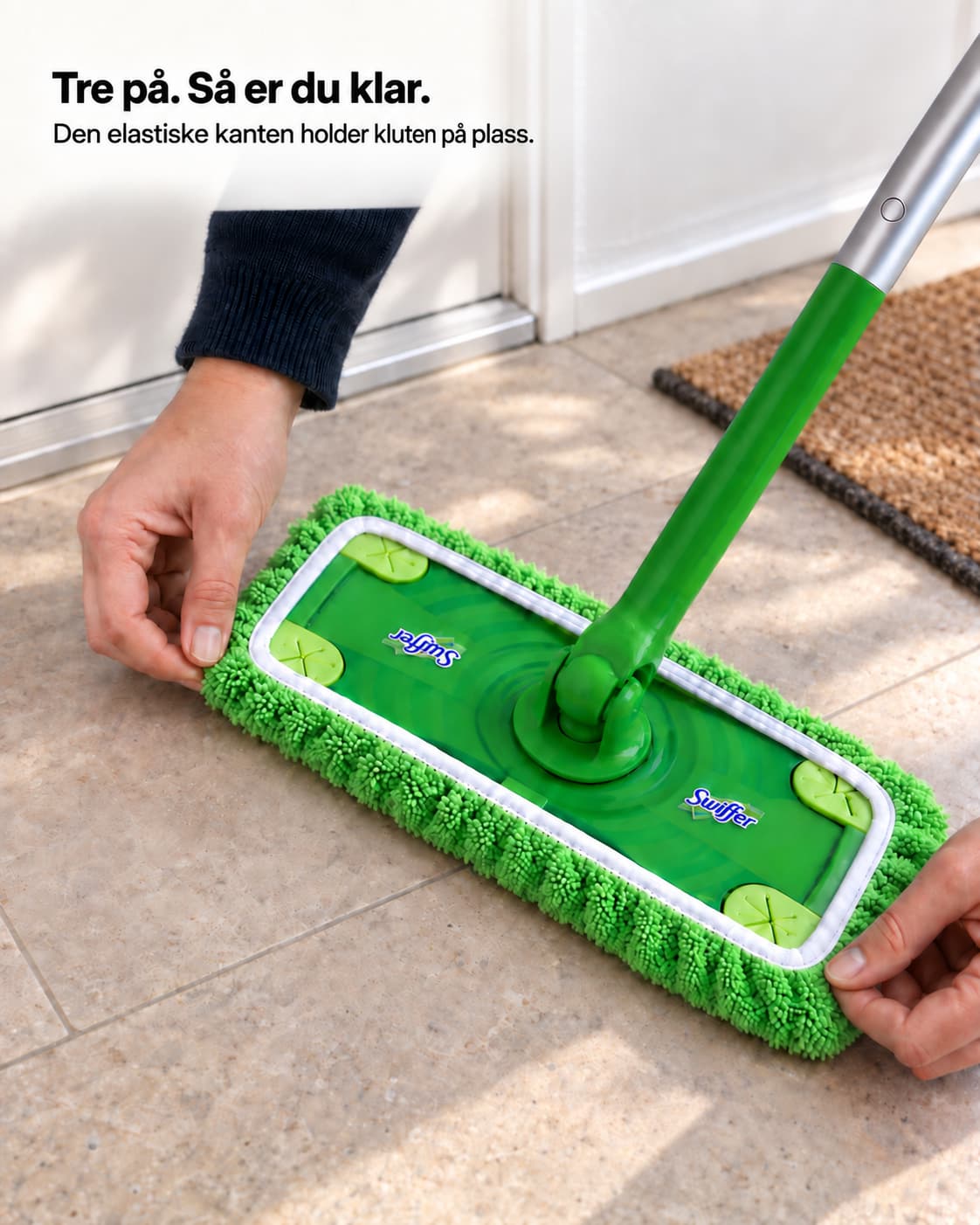 Gjenbrukbare moppekluter til Swiffer