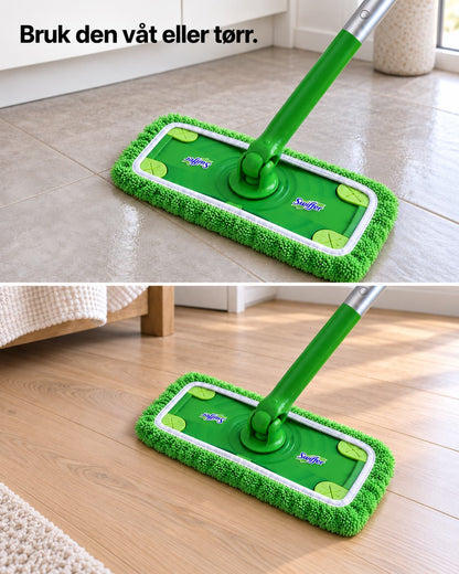Gjenbrukbare moppekluter til Swiffer