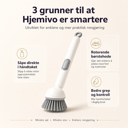Hjemivo Roterende Oppvaskbørste