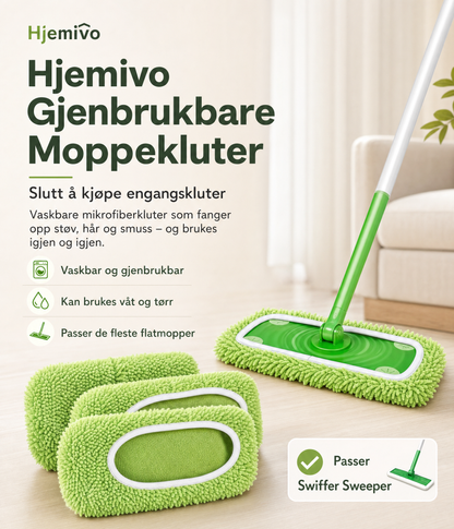 Hjemivo Gjenbrukbare Moppekluter