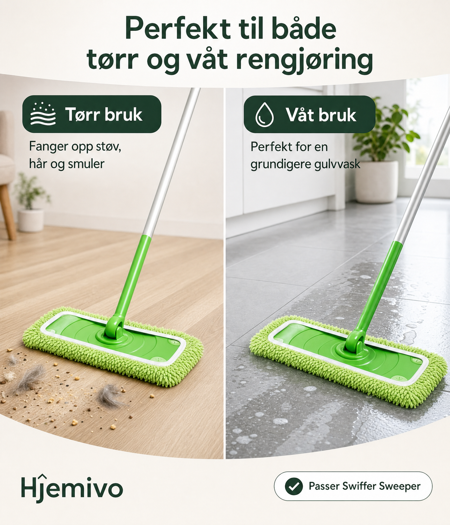 Hjemivo Gjenbrukbare Moppekluter
