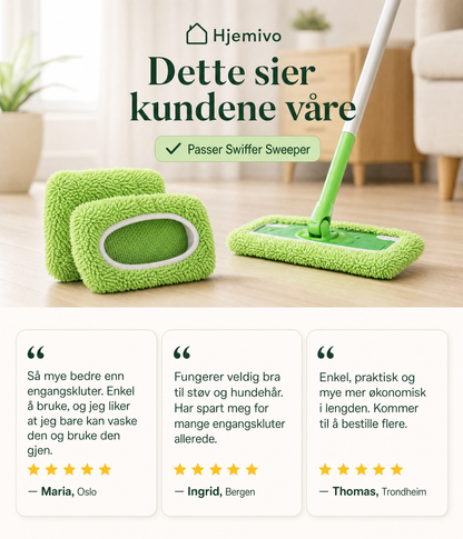 Hjemivo Gjenbrukbare Moppekluter