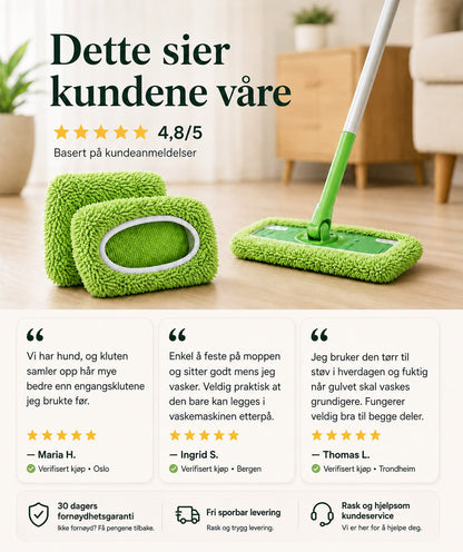 Hjemivo Gjenbrukbare Moppekluter